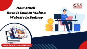 how much cost to make a website in sedney