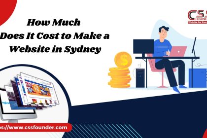 how much cost to make a website in sedney